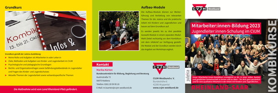Flyer für den Kombikurs Rheimland-Saar