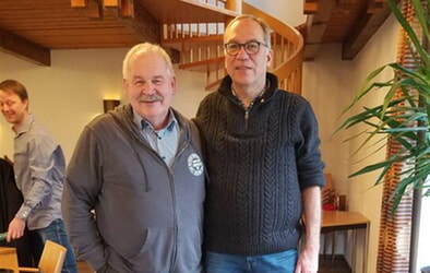 Goldenes Weltbund-Abzeichen für Helmut Müller und Matthias Bender