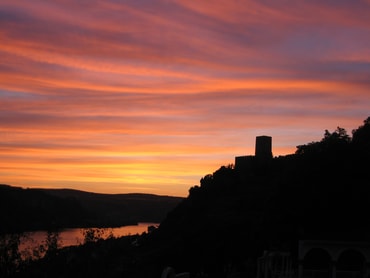Abendstimmung auf der Elsenburg