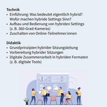 Hybride Sitzungen Fachtag