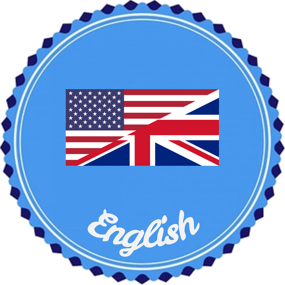 badge Sprachversion Englisch