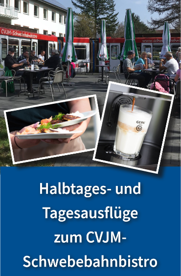 Tagesausflug Flyer Schwebebahnbistro