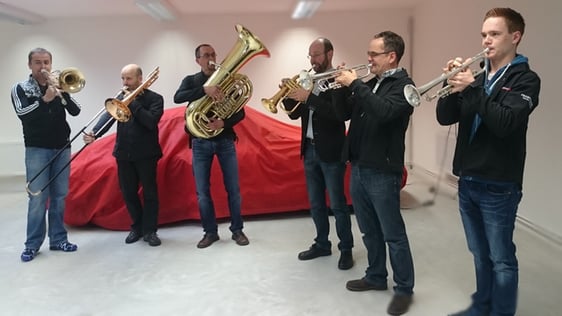 Das Blechbläserensemble "tuba mirum"